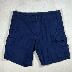 Polo Ralph Lauren 40W Drill Cargo Shorts Military Dark Blue Cargo Shorts
